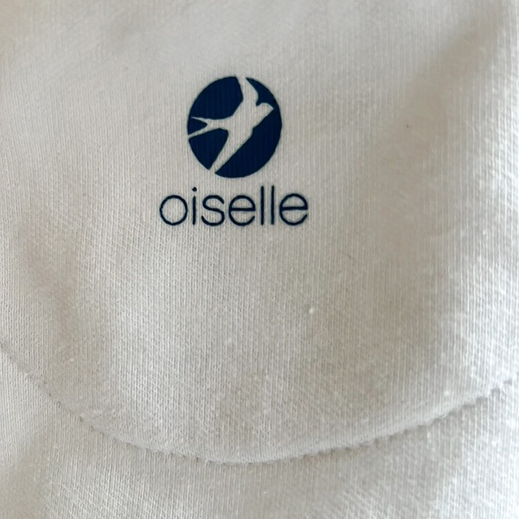 Oiselle Born and Raced Seattle White and Blue Crewneck Sweatshirt Womens Large - Picture 6 of 14
